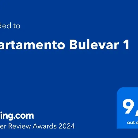Bulevar 1 Con Parking Apartment *